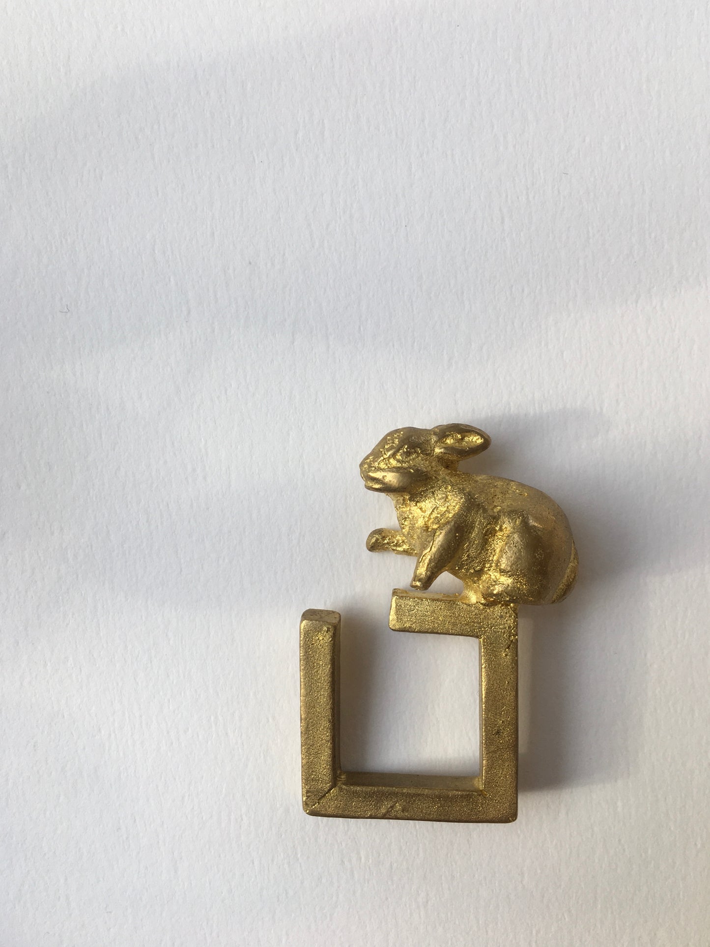 BUNNY SQUARE GOLDEN RING