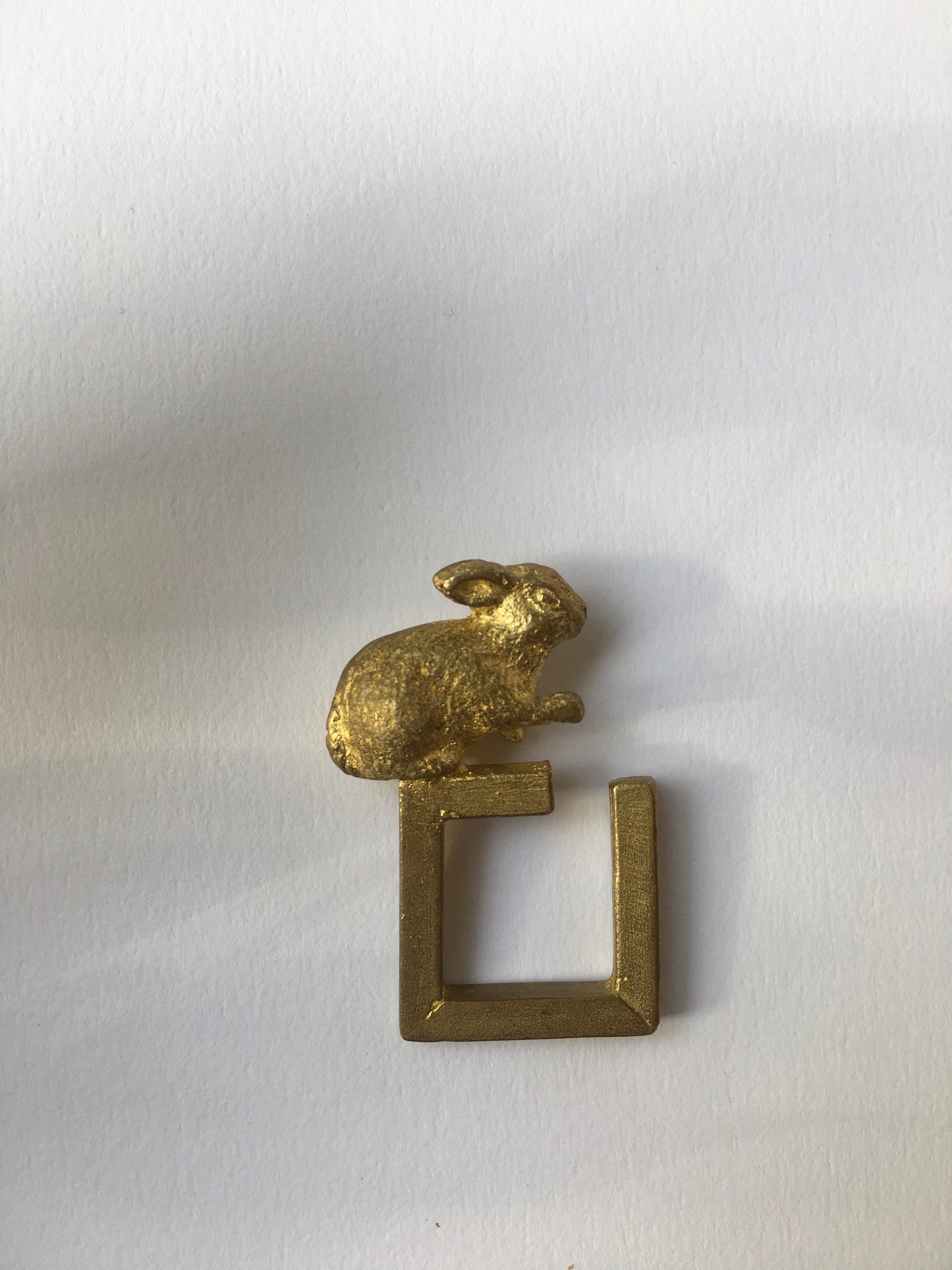 BUNNY SQUARE GOLDEN RING