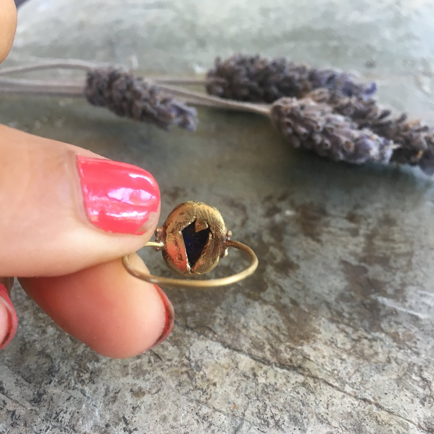 LAPISLAZULI DAINTY RING