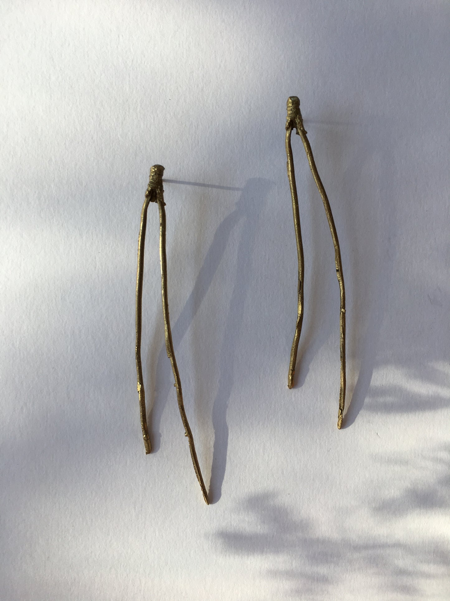 LONG PINE NEEDLE EARRINGS