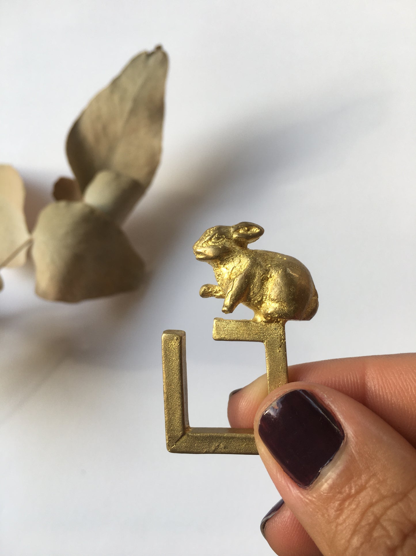 BUNNY SQUARE GOLDEN RING