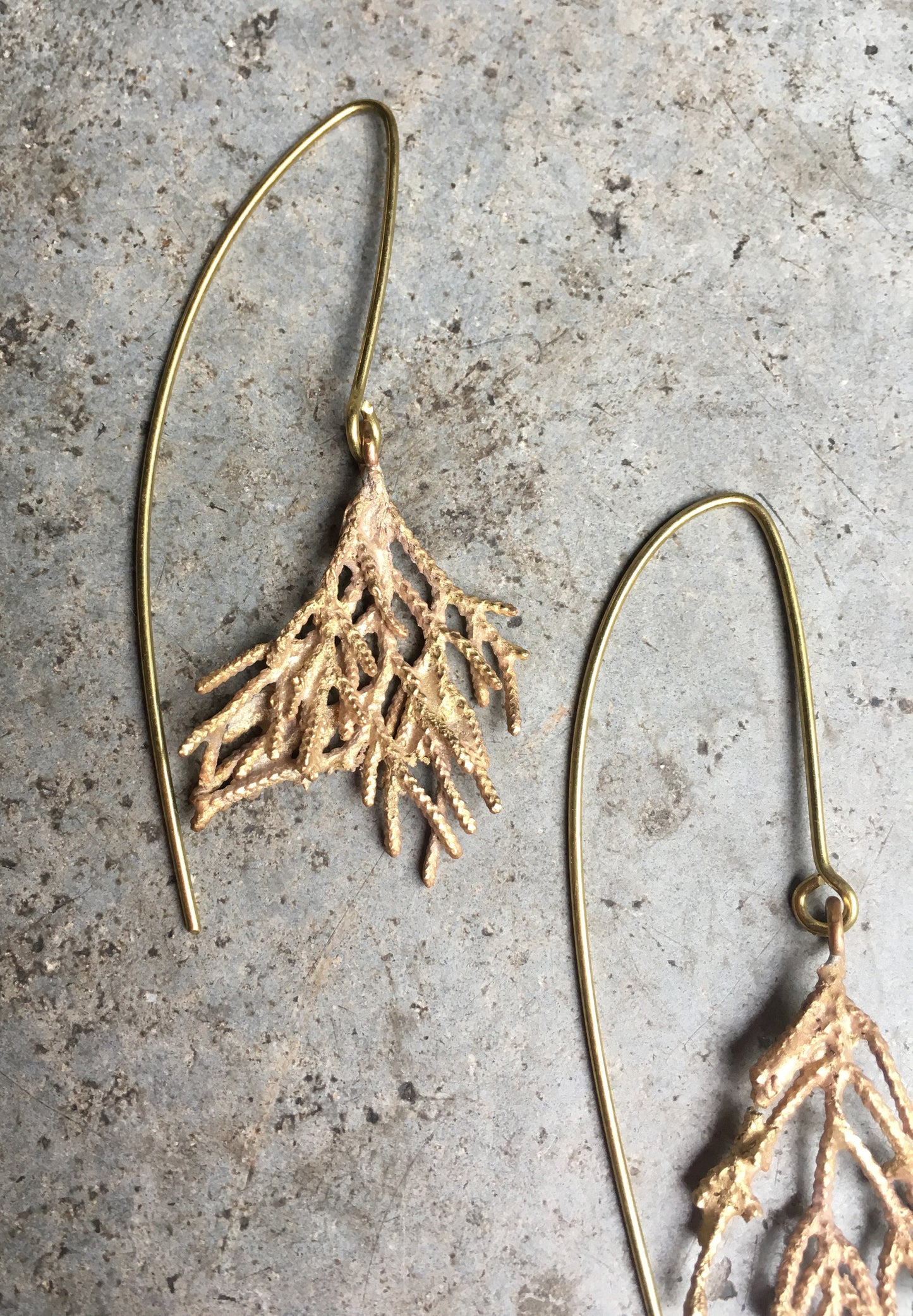 CYPRESS BRANCH LONG EARRINGS