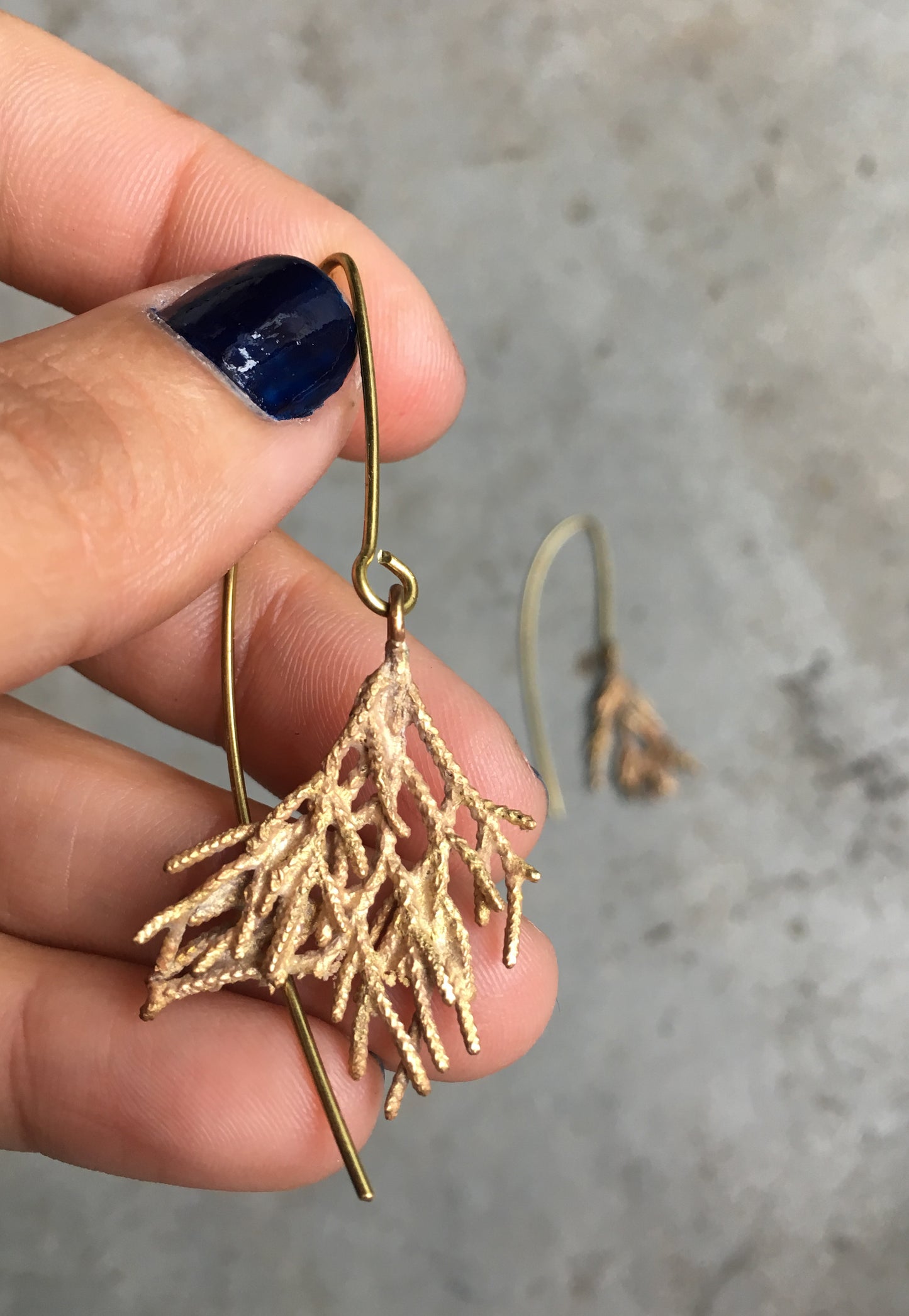 CYPRESS BRANCH LONG EARRINGS