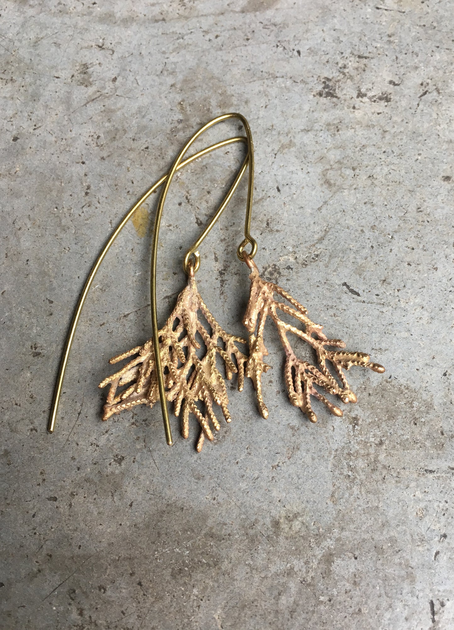 CYPRESS BRANCH LONG EARRINGS