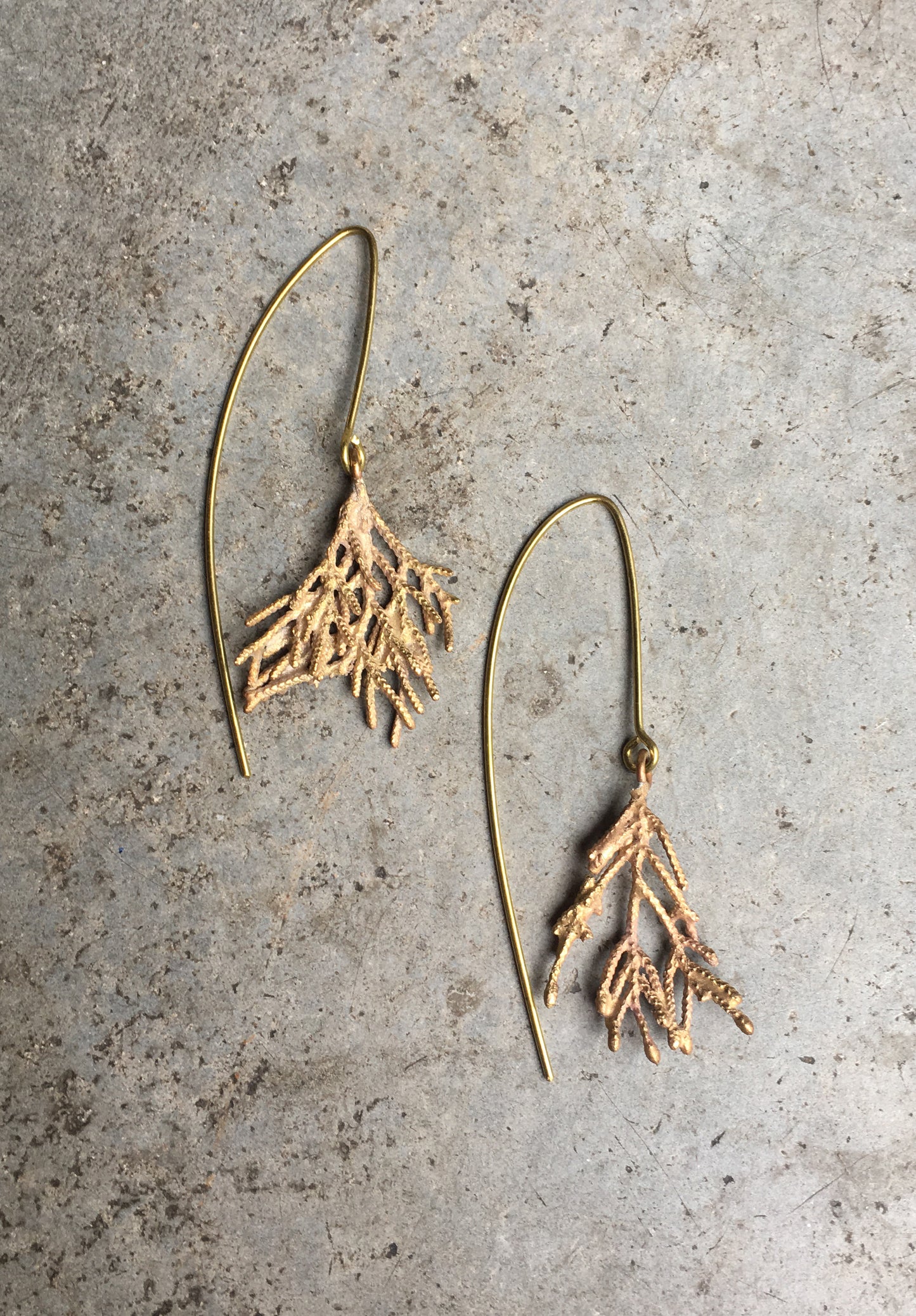 CYPRESS BRANCH LONG EARRINGS