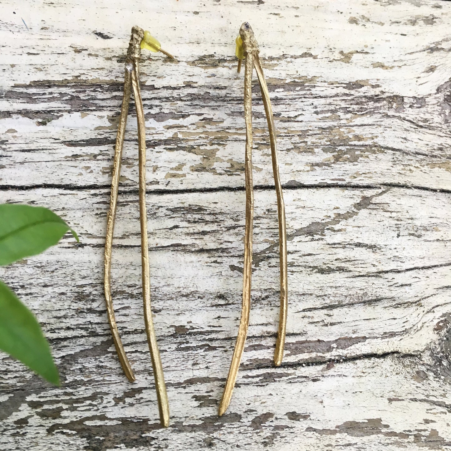 LONG PINE NEEDLE EARRINGS