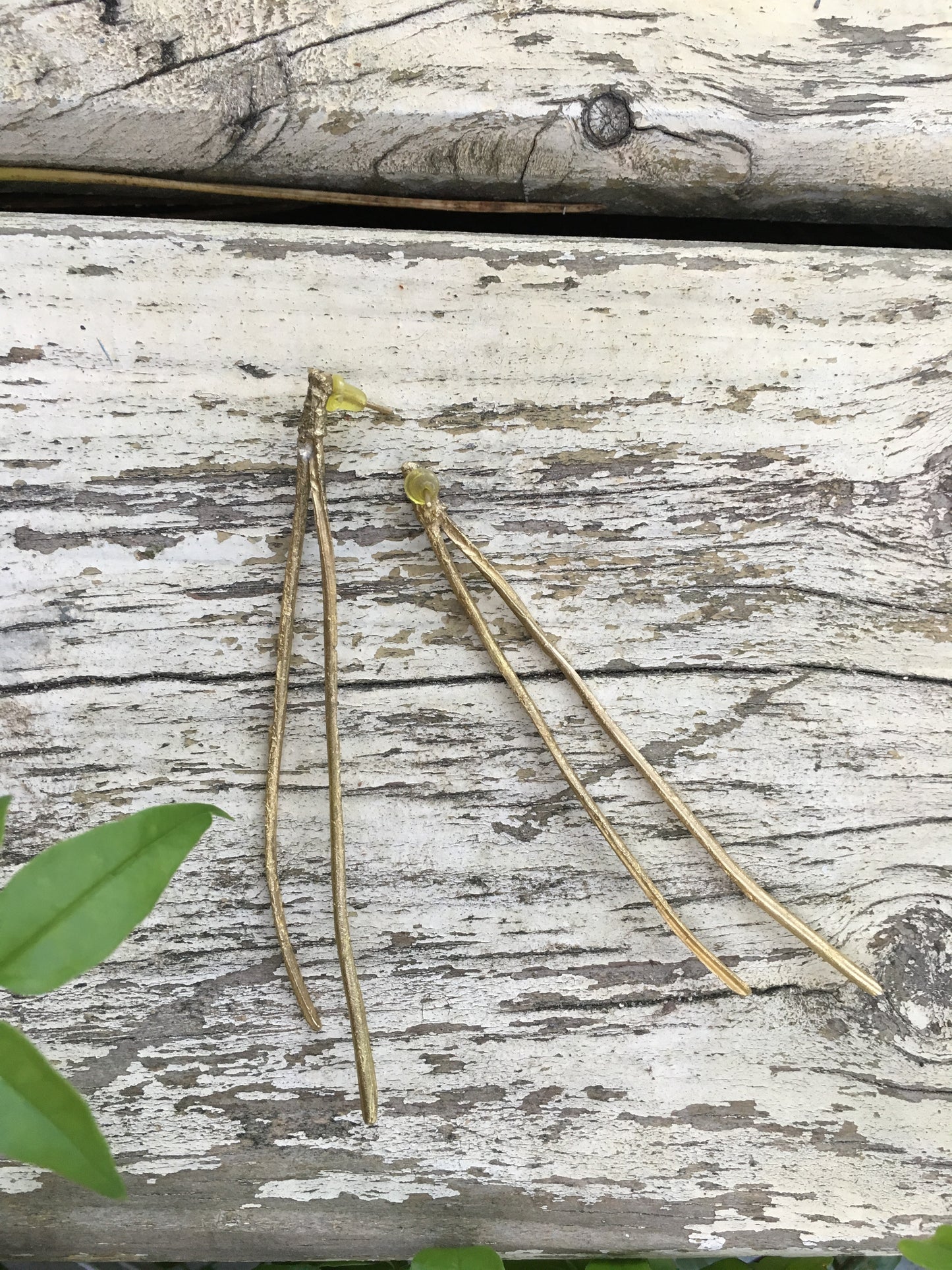 LONG PINE NEEDLE EARRINGS